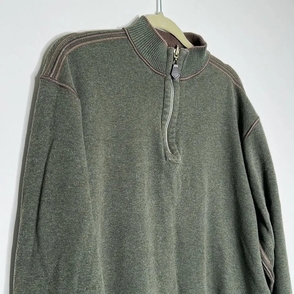 Men’s Brown/Green Reversible Pull Over Sweater - Picture 10 of 14